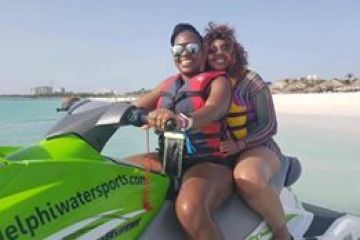 Two Friends on a Jet Ski