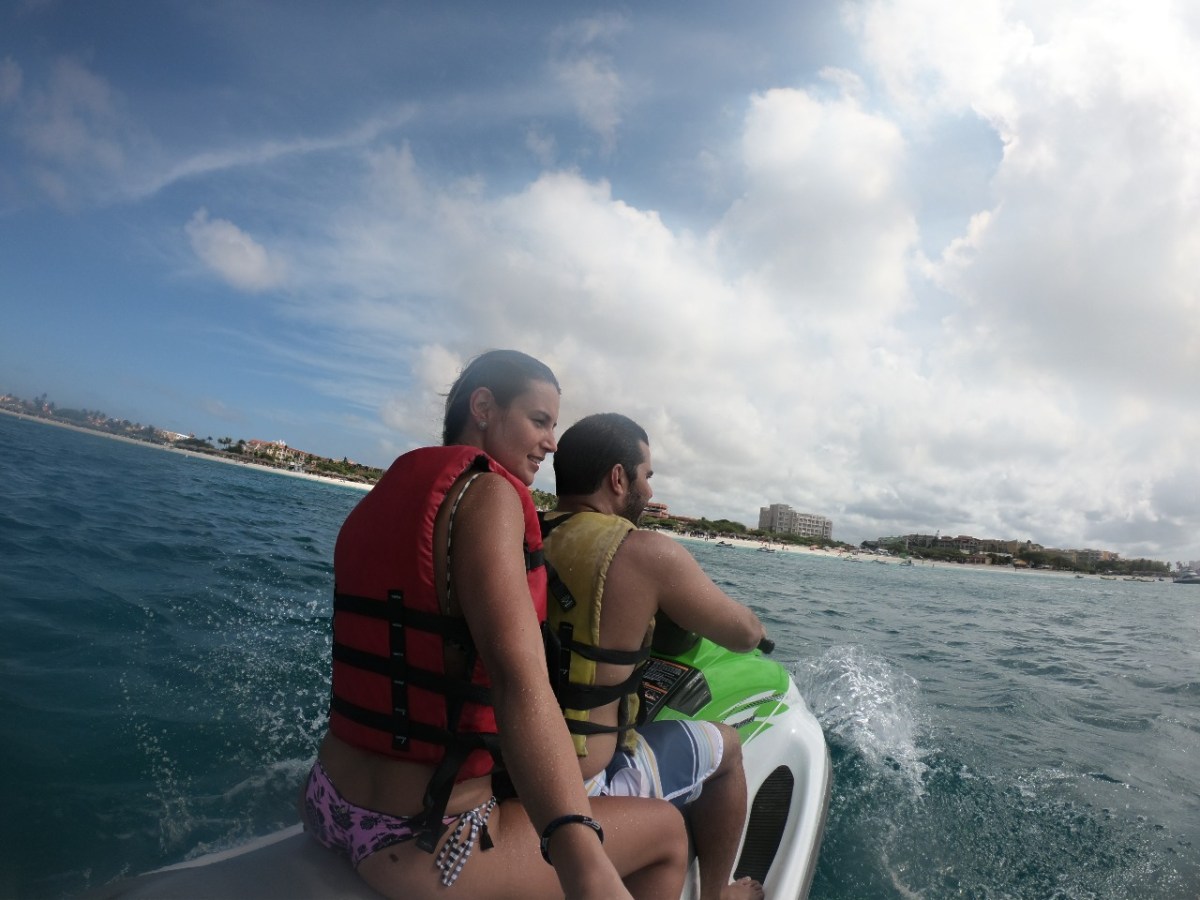 A Couple on a Jet Ski