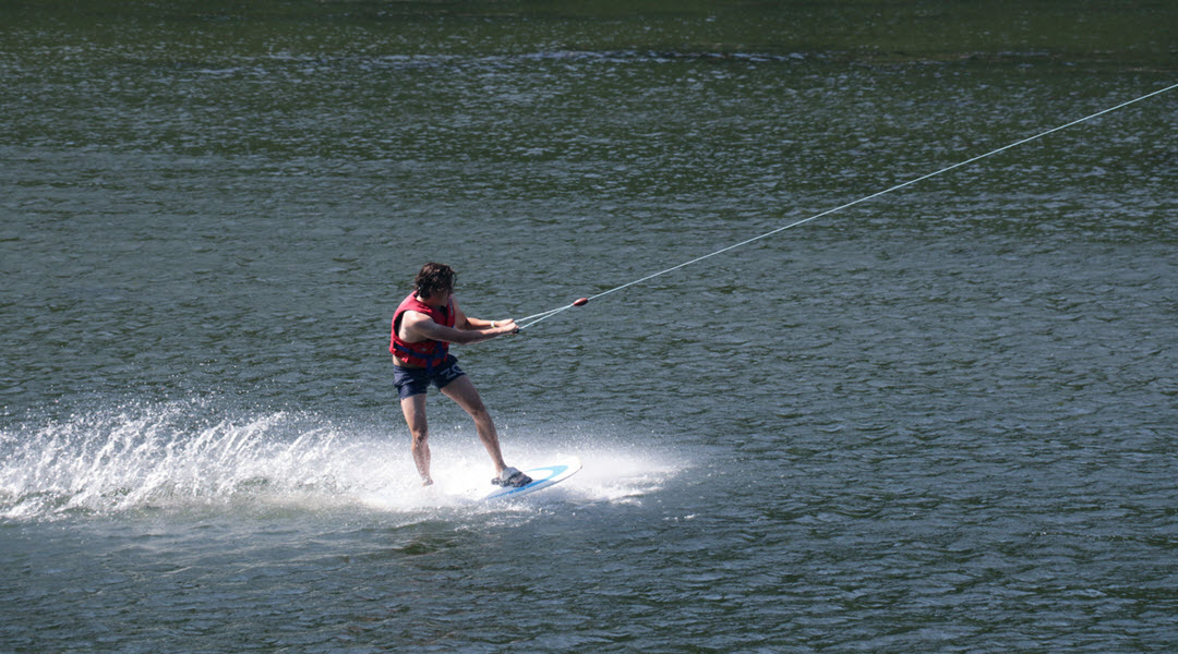 Water-skiing in Aruba Water-skiing in Aruba